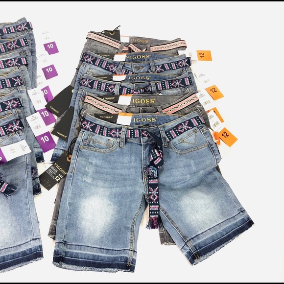 🚫SOLD•ATX🚫 14 Vigoss Bermuda Shorts w/ Belts - Picture 5 of 8